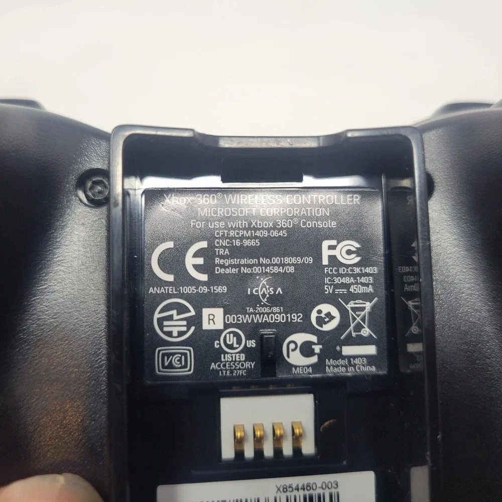 Microsoft Xbox 360 Black Wireless Controller‎ 1403 OEM gamepad